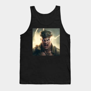 Angry Soldier Tank Top